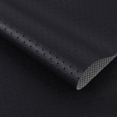Artifical Leather Upholstery Fabrics Semi Perforated For Interior
