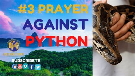 Prayer Against Spirit Of Python Spirit Of Divination 3 Youtube