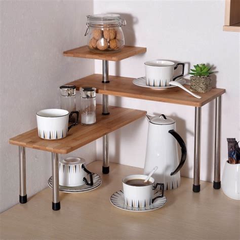 We offer a wide selection of trash and garbage cans so you can create the trash system that is best for you. Ollieroo Bamboo Corner Shelf 3 Tier Kitchen Bathroom ...