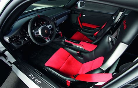 Porsche 911 Gt3 Rs 40 Interior Driver Red Carbon Seats