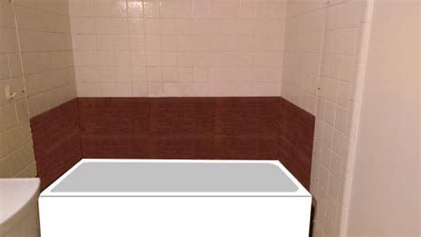 Installation can vary from product to product, so read the manufacturer's instructions carefully. Bathub leak repair, Should I two-tone tile, or put in a ...