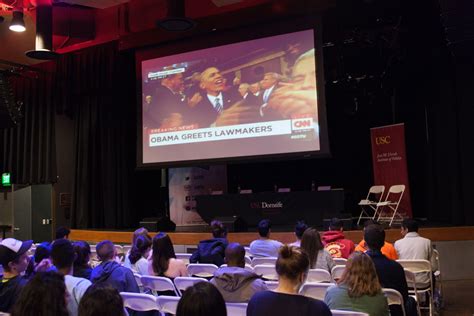 Unruh Institute Hosts State Of The Union Live Viewing Daily Trojan