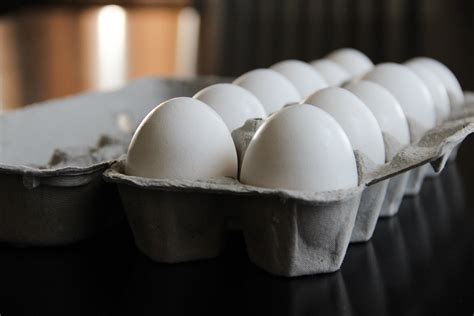 Free Stock Photo Of Close Up Of A Dozen Eggs In A Carton