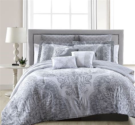 10 Piece Chateau Silverwhite Comforter Set Comforter Sets Bedding