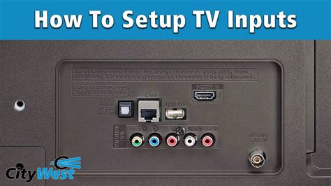 How To Setup Your Tv Inputs Digital Tv Youtube