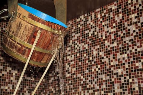 Spa Treatments Hamam Bucket Shower Stock Image Image Of Room