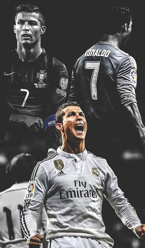 Cristiano Ronaldo Real Madrid Póster Impreso Jugador De Fútbol Arte