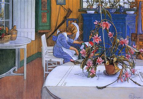 Interior With A Cactus Carl Larsson Encyclopedia Of