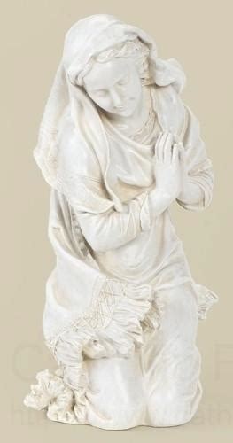 Kneeling Mary Statue 16 H For 27 Scale Nativity Set