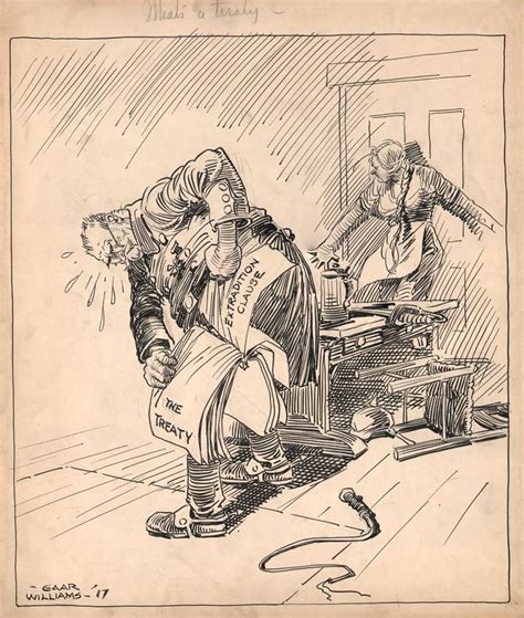 Gaar Williams Wwi Political Cartoon 1917 Comicartfans Graphic