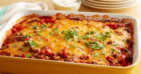 We love a good casserole and this chicken enchilada casserole recipe certainly doesn't disappoint. 10 Best Layered Ground Beef Tortilla Casserole Recipes