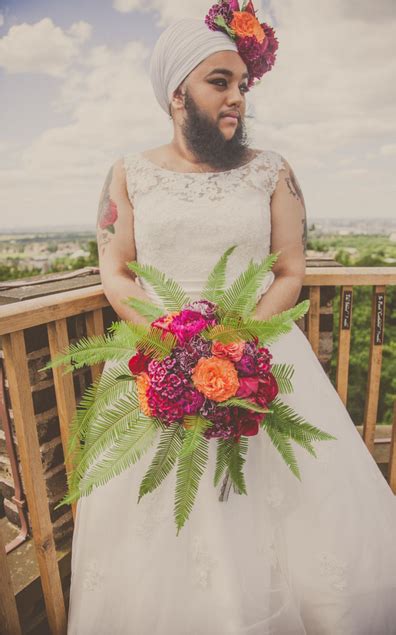 Meet The Bearded Bride Embracing Her Beauty