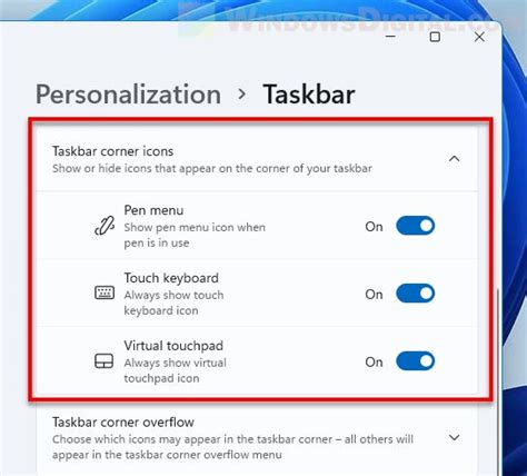 How To Show Hidden Icons On The Taskbar In Windows 11 Antivirus Program