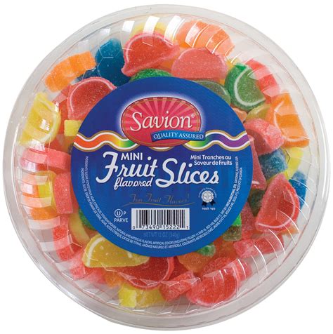 Savion Mini Fruit Slices 12 Oz Kp Koshco Superstore