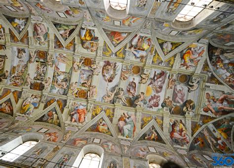 The ceiling of the sistine chapel is one of the most impressive works of art of all time. Sistine Chapel Ceiling - Michelangelo Paintings in the ...