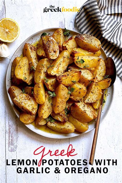 I use sweet potatoes for compliance with my meal plan and it was still. Lemon Potatoes With Garlic And Oregano | Recipe | Greek ...