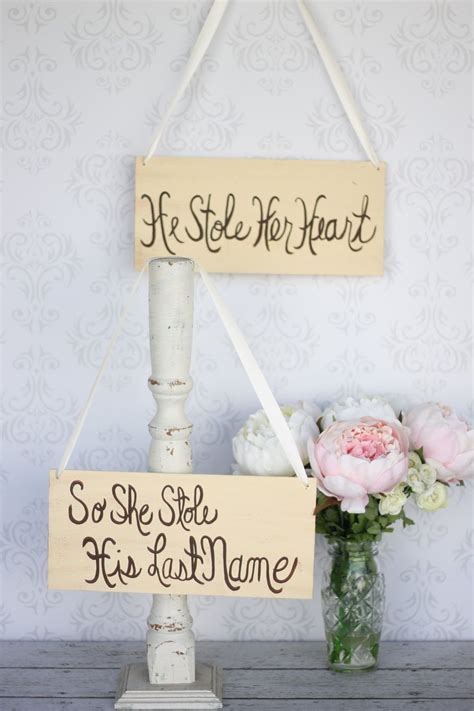 Wedding Sign Photo Prop Shabby Chic Rustic Decor By Braggingbags 49