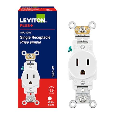 Leviton Single Receptacle Outlet Commercial Specification Grade 20