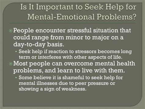 Ppt Mental And Emotional Health Powerpoint Presentation Free