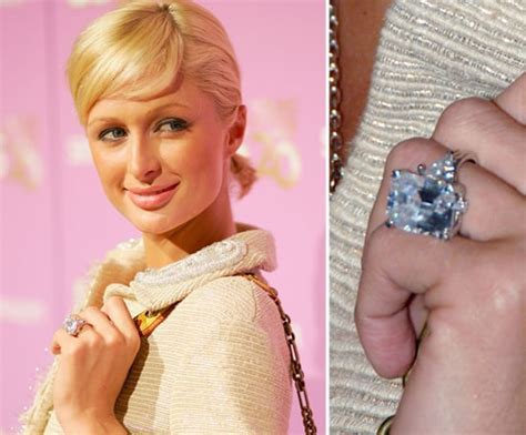 Paris Hilton Biggest Celebrity Engagement Rings Popsugar Celebrity
