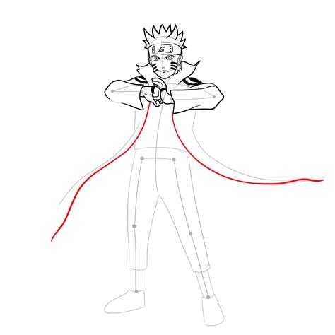 Master How To Draw Naruto In Kurama Mode Sketchok
