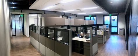Modern Elegant Newly Renovated Office Cubicles Setting Space For Photo