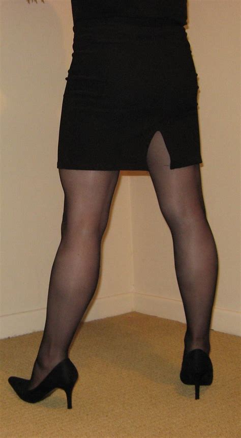 Crossdresser High Heels Pantyhose Mini Skirt Transvestite A Photo On Flickriver