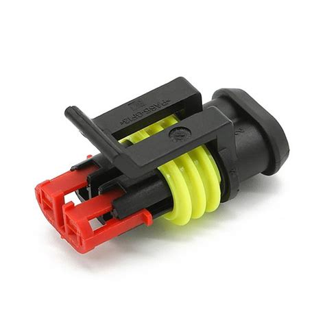 282080 1 2 Pin Female Waterproof Automotive Connectorsproducts