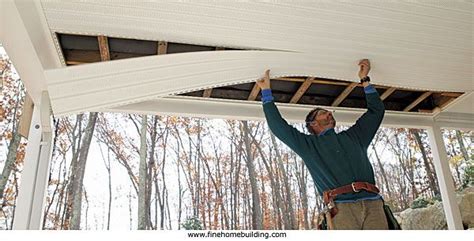 Ceilings are an essential part of a home's interior effect, aside from being integral support to the interior walls, furniture, and flooring. covered porch ceiling ideas | Porches, Patios and Decks ...