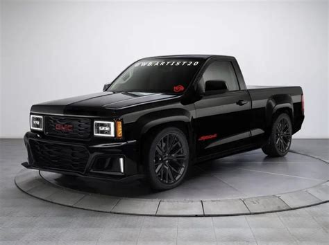 Gmc Syclone Restomod Rendering Is A Perfect Evolution Of The Original
