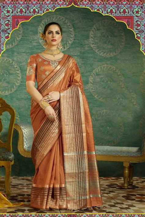 Light Brown Designer Trendy Silk Saree 15376 Saree Latest Sarees Silk Sarees