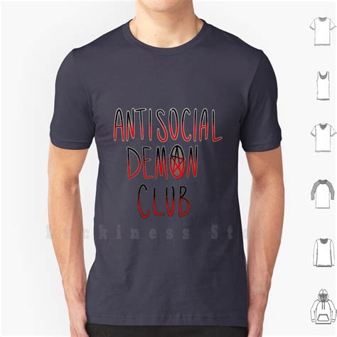 Demon Club T Shirt Big Size 100 Cotton Demon Club Satanic Demon