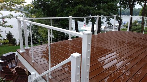 All cable railing systems for decks are. Skyline Cable Deck Railing System | Cable railing deck ...