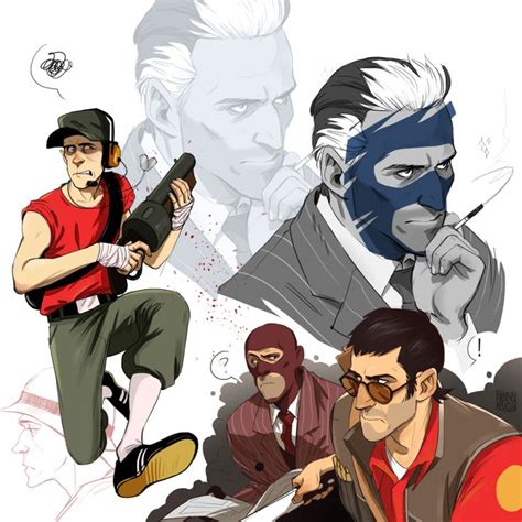 Sketches Tf2 Spy By Kredous On Deviantart Team Fortress 2 Medic