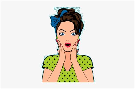 Woman Wow Png Surprised Lady Clipart Png Image Transparent Png Free