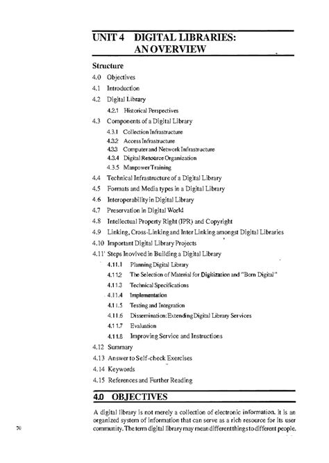 Unit-4 - UNIT 4 DIGITAL LIBRARIES: AN OVERVIEW Structure 4 Objectives 4