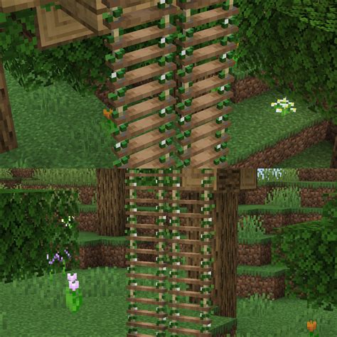 Rope Ladders With Vines Minecraft Texture Pack