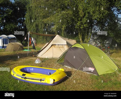 Dinghy Camping Hi Res Stock Photography And Images Alamy