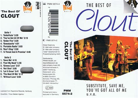 Clout The Best Of Clout 1994 Cassette Discogs