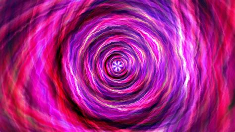 Pink Purple Psychedelic Hypnotic Vortex Tunnel Rotation Loop 3135159
