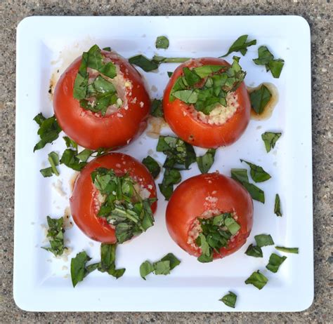 Parmesan Basil Grilled Tomatoes The Nutritionist Reviews