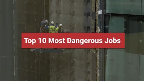 Top 10 Most Dangerous Jobs Would You Dare Youtube