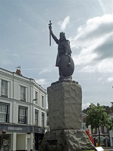 Statue Of King Alfred The Great Winchester Anglo Saxon History