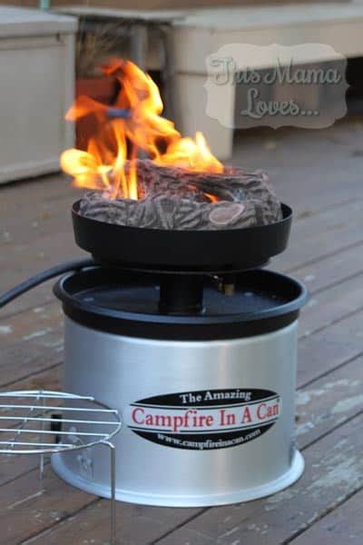 Campfire In A Can Portable Propane Fire Pit