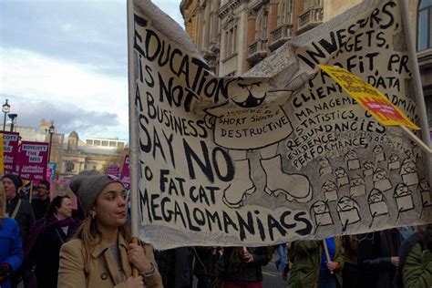 London Babes Protest Education Cuts Dazed