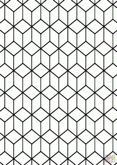 Tessellation Patterns Coloring Page Coloring Pages 68800 Hot Sex Picture