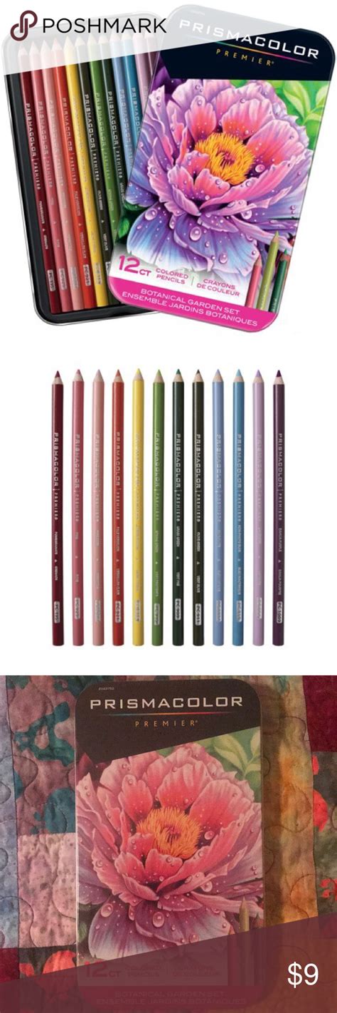 Nwt Prismacolor Premier Colored Pencils 12 Count Prismacolor Botanical