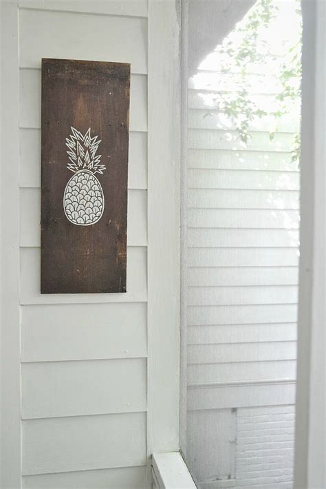 Diy Pineapple Art Liz Marie Blog