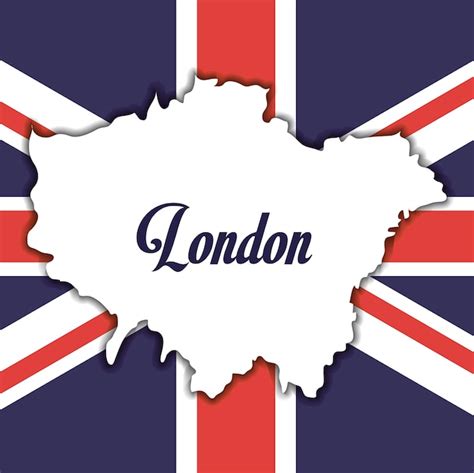 Premium Vector Flag Map London