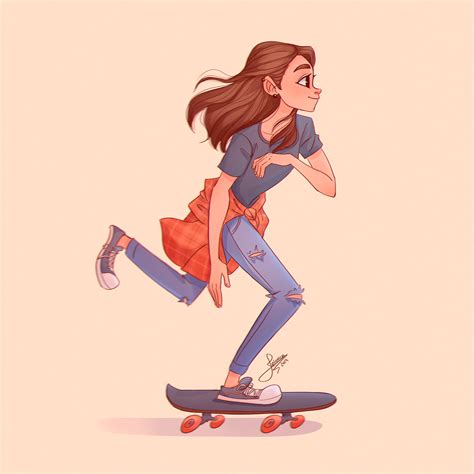 Skate Girl On Behance